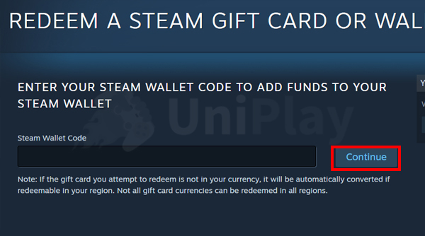 Isi Kode Steam Wallet